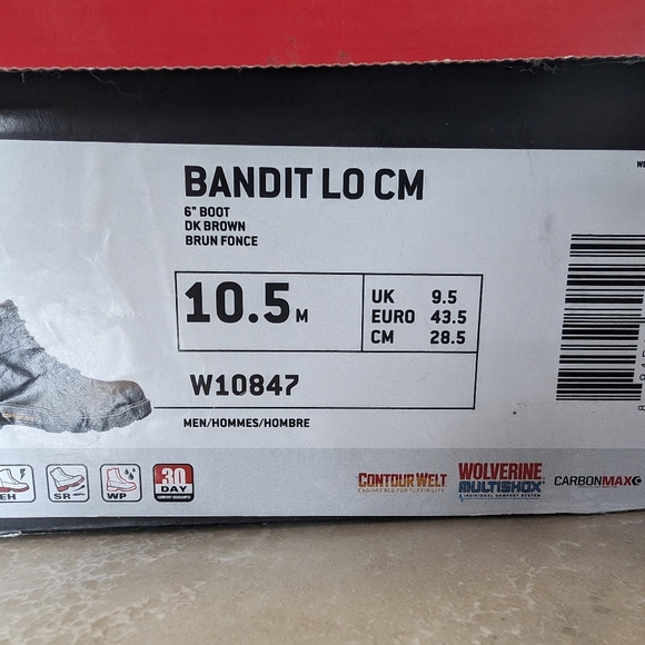 Wolverine Men's Work Boot - Bandit CM - Picture 3 of 4